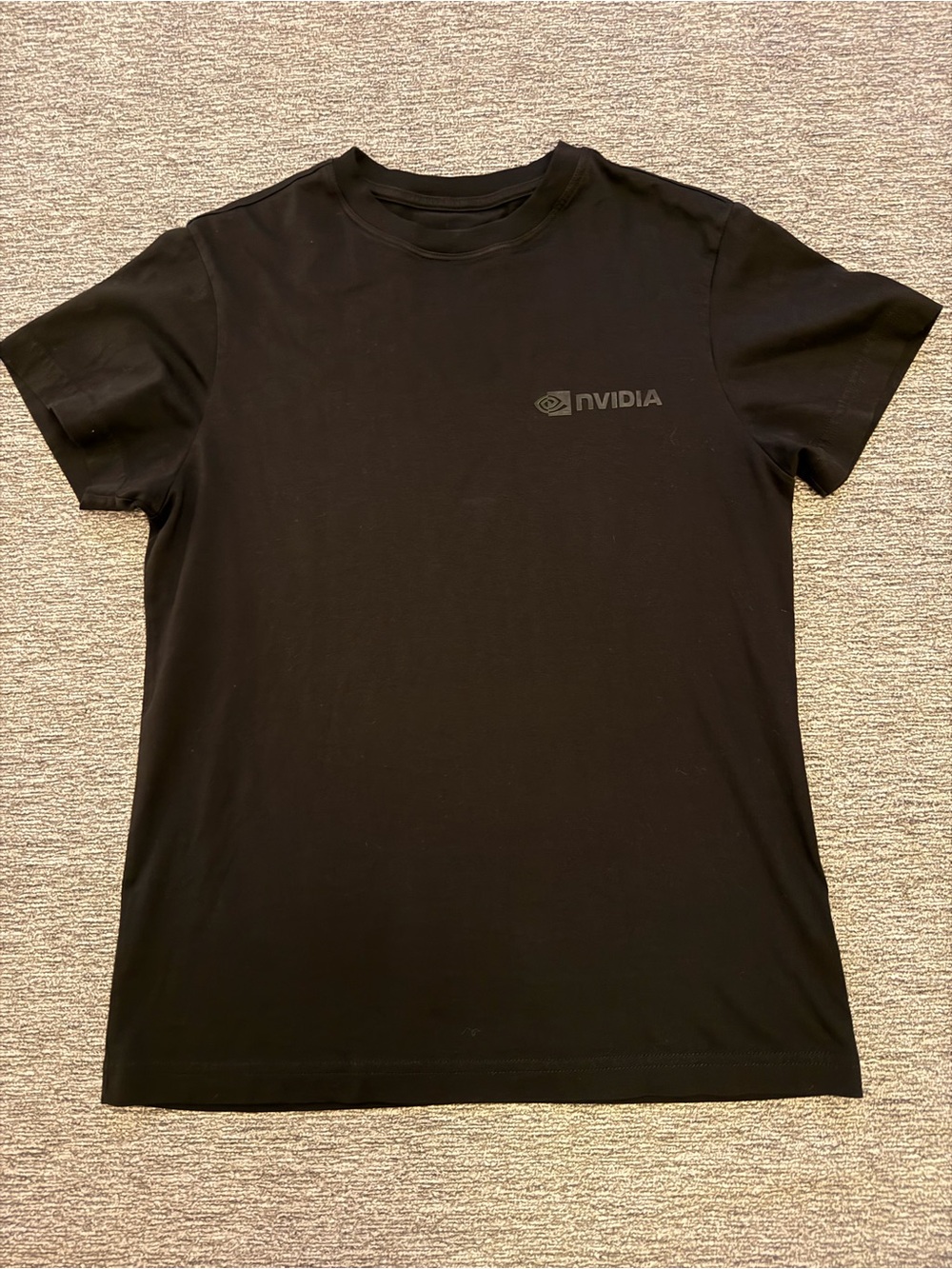 NVIDIA Black Short Sleeve Logo Tee